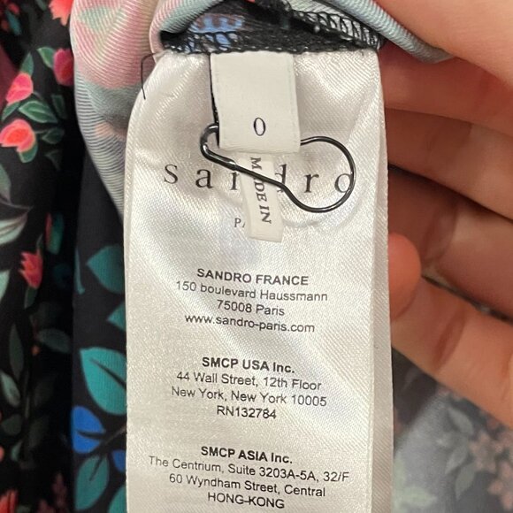 Last Chance! EUC Sandro Ivane Enchanted Forest Midi Skirt 0, XS $295 - Picture 10 of 12